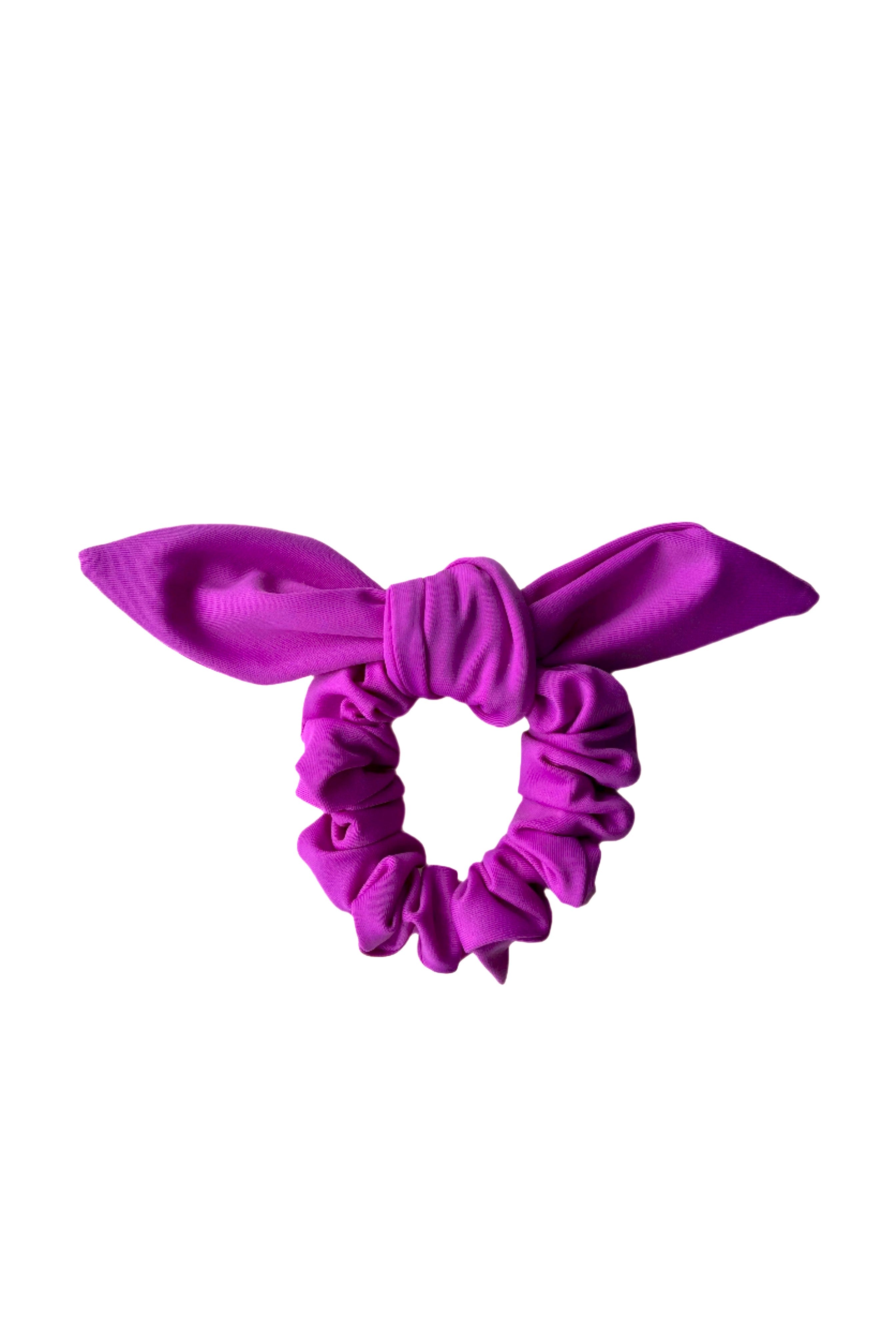 ESAMY Scrunchie Matching Swimwear in Unicorn - Pink Flat Lay with Bow Detail